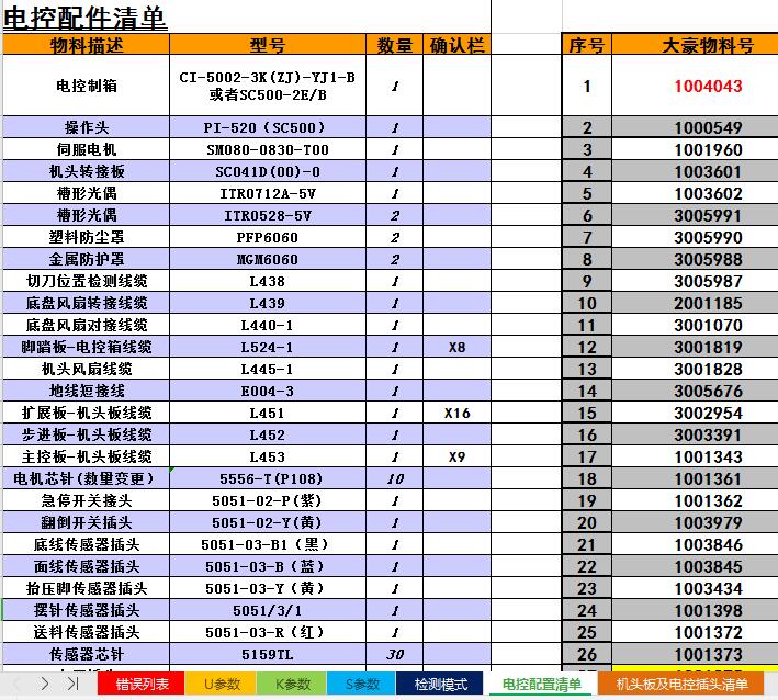 1790平鎖參數說明及錯誤指導